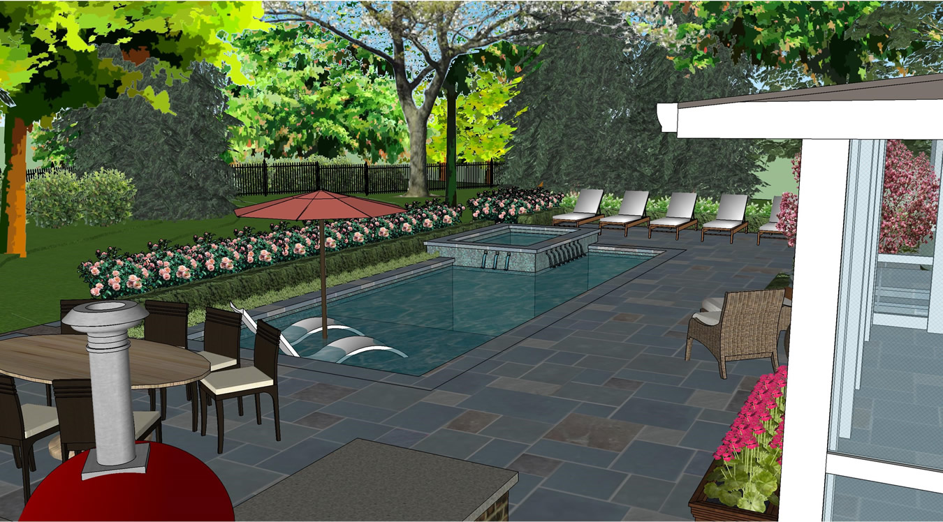 Traditional Bluestone Pool Design Gallery of Given Pool Designs LLC Kansas City swimming pool design
